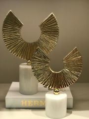 Mermer Kaideli İkili C Dekor Gold